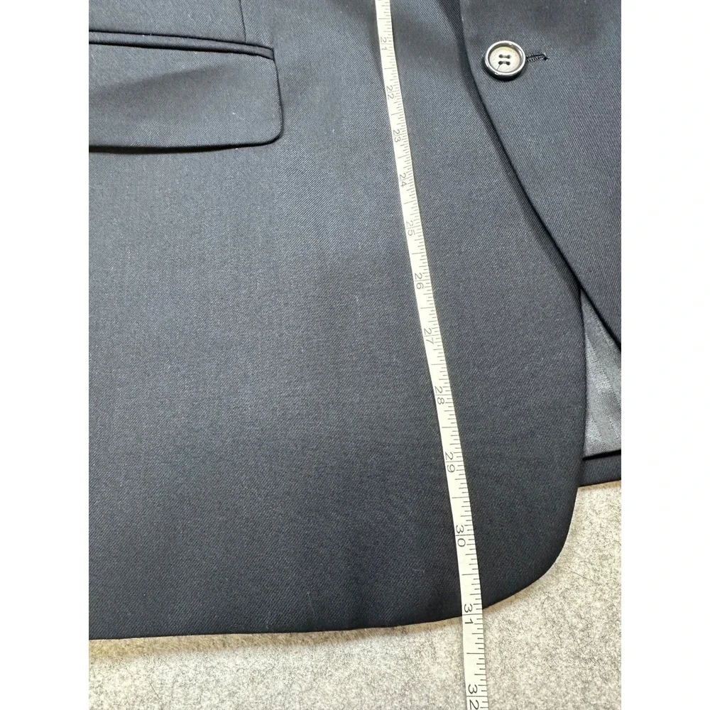 Demantie‎ 2-Button Suit Jacket Men's 40R Navy Blue Single Breasted Blazer NWT